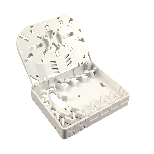 FTTH - 4 Port FTTH Fiber Optic Terminal Box with SC Shutter Adapter