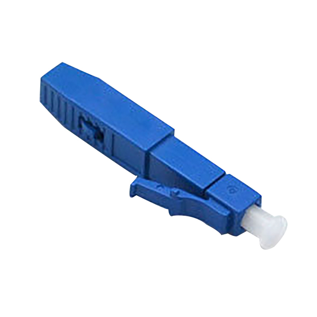 LC UPC Fiber Optic Fast Connector Pre - Embedded Blue For 0.9mm Tight Buffer Cable