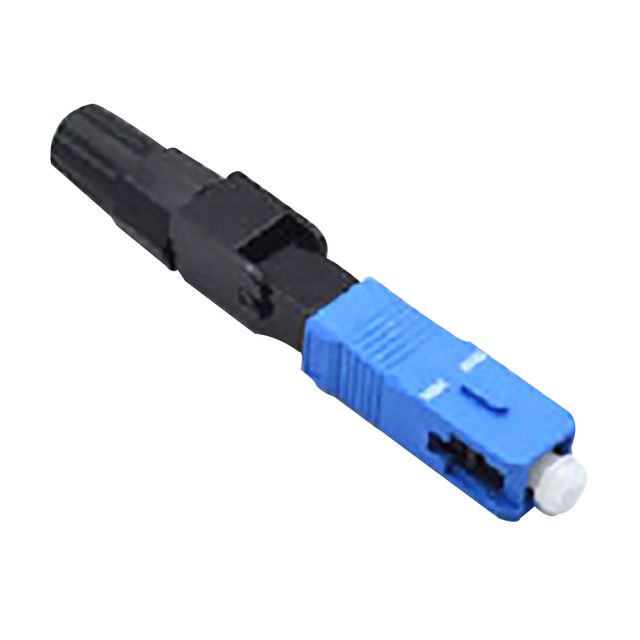 CATV Pre - Polished Fiber Connectors, Blue Field Installable Fiber Optic Connector