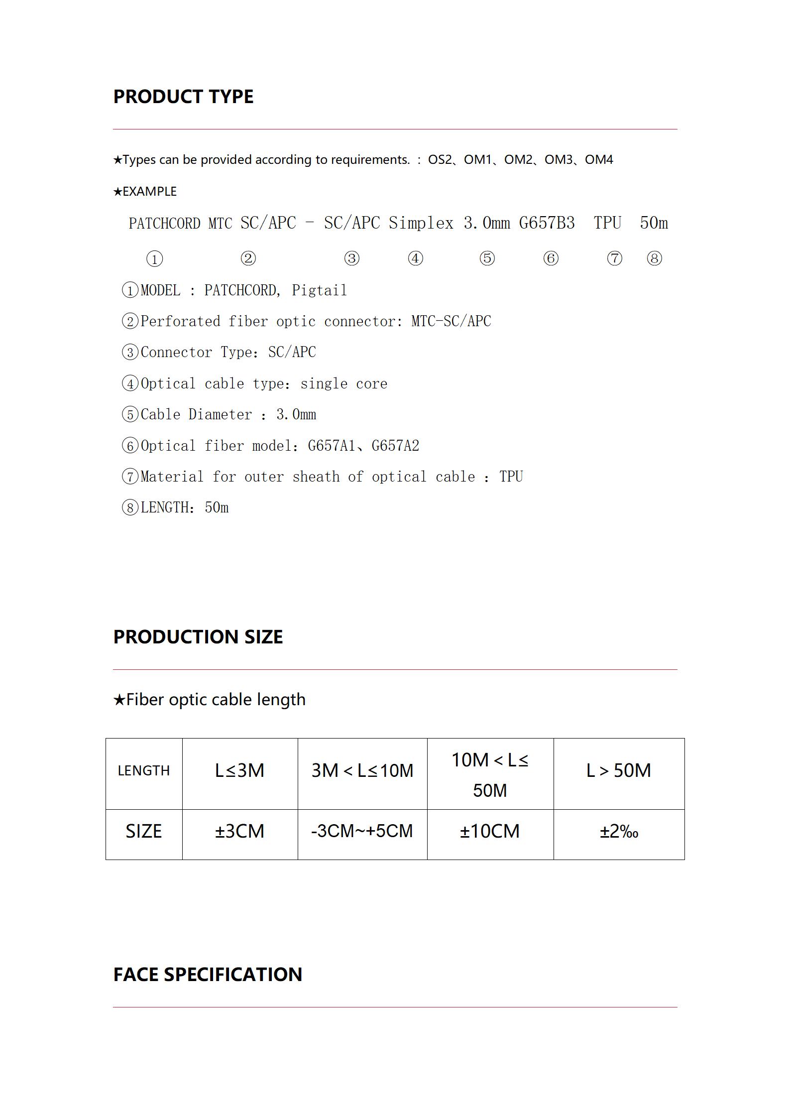 MTC-SC Perforated fiber optic connector Simplex G657 TPU_04