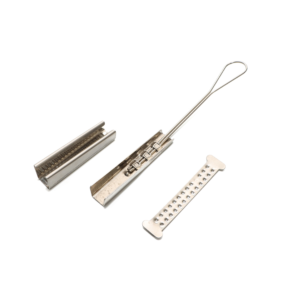 FTTH Accessories Stainless Steel Drop Wire Tension Clamp