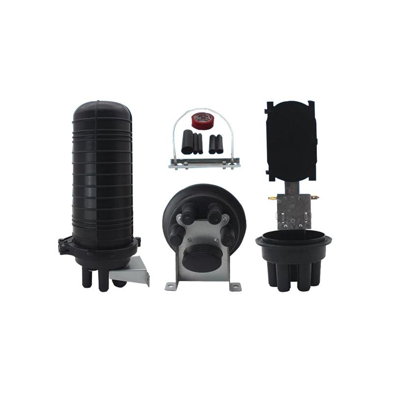 Single input and four output Fiber Optic Splice Closure