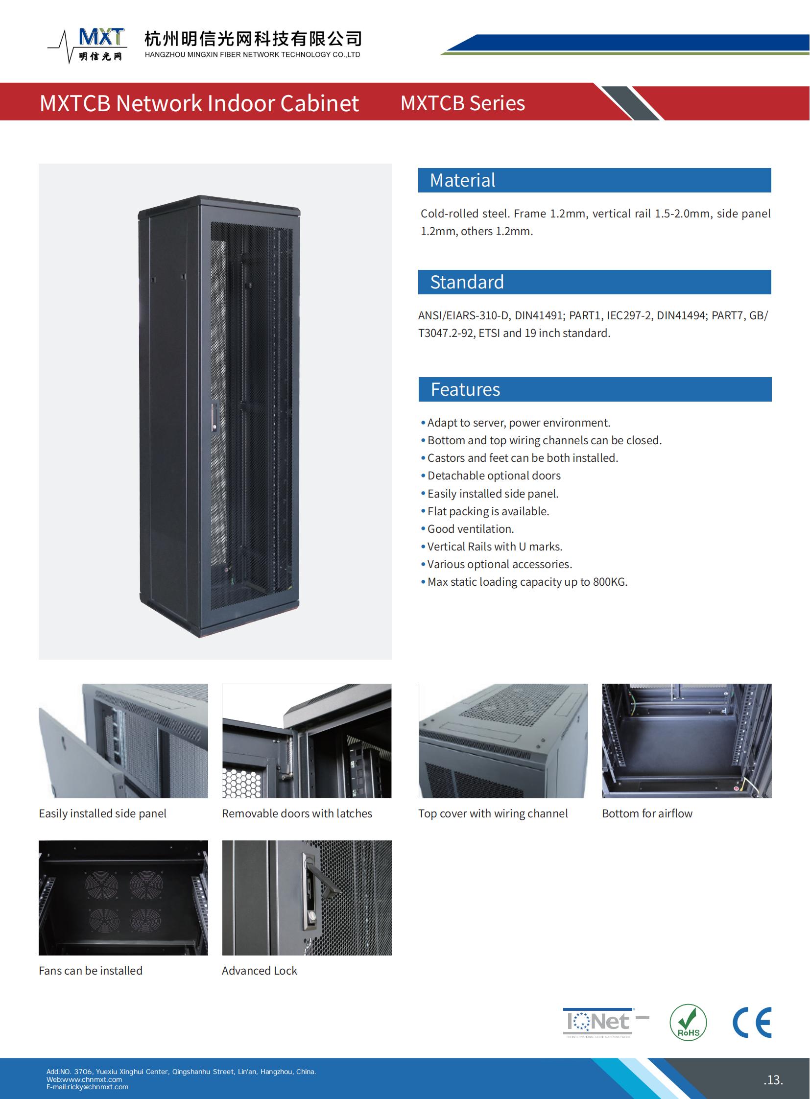 MXT Network Cabinet Data Sheet_13