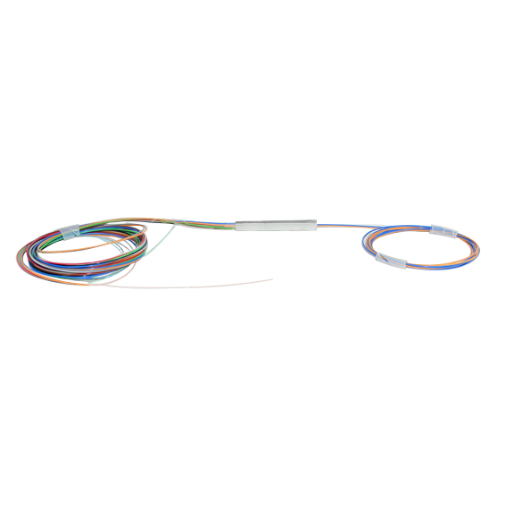 2x8 PLC 0.9mm Fiber Optic Splitter