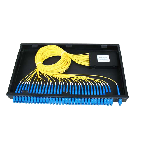 1x32 PLC Optical Fiber Splitter SC / UPC Connector , Network Redundancy