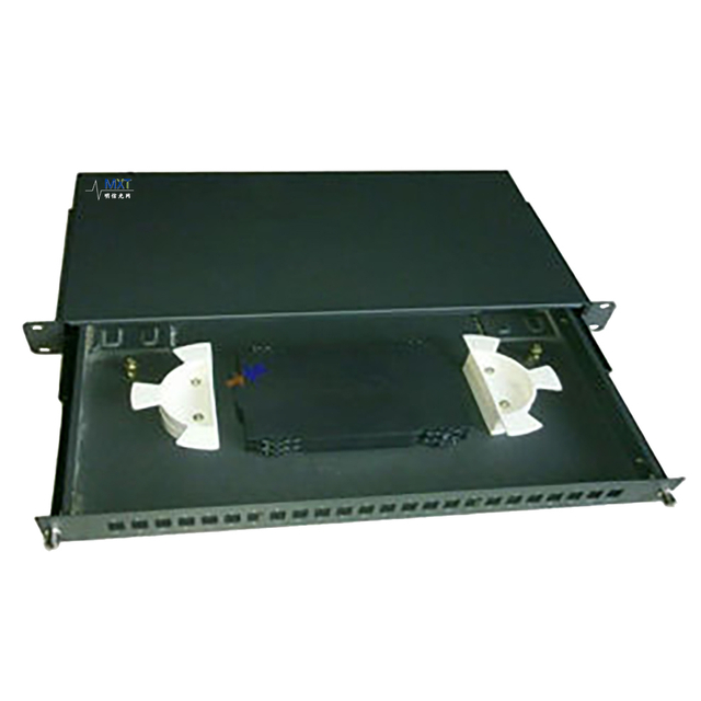 SC 24 port rack mount patch panel 1U 19" Fiber Optic Joint Closure Drawer Type