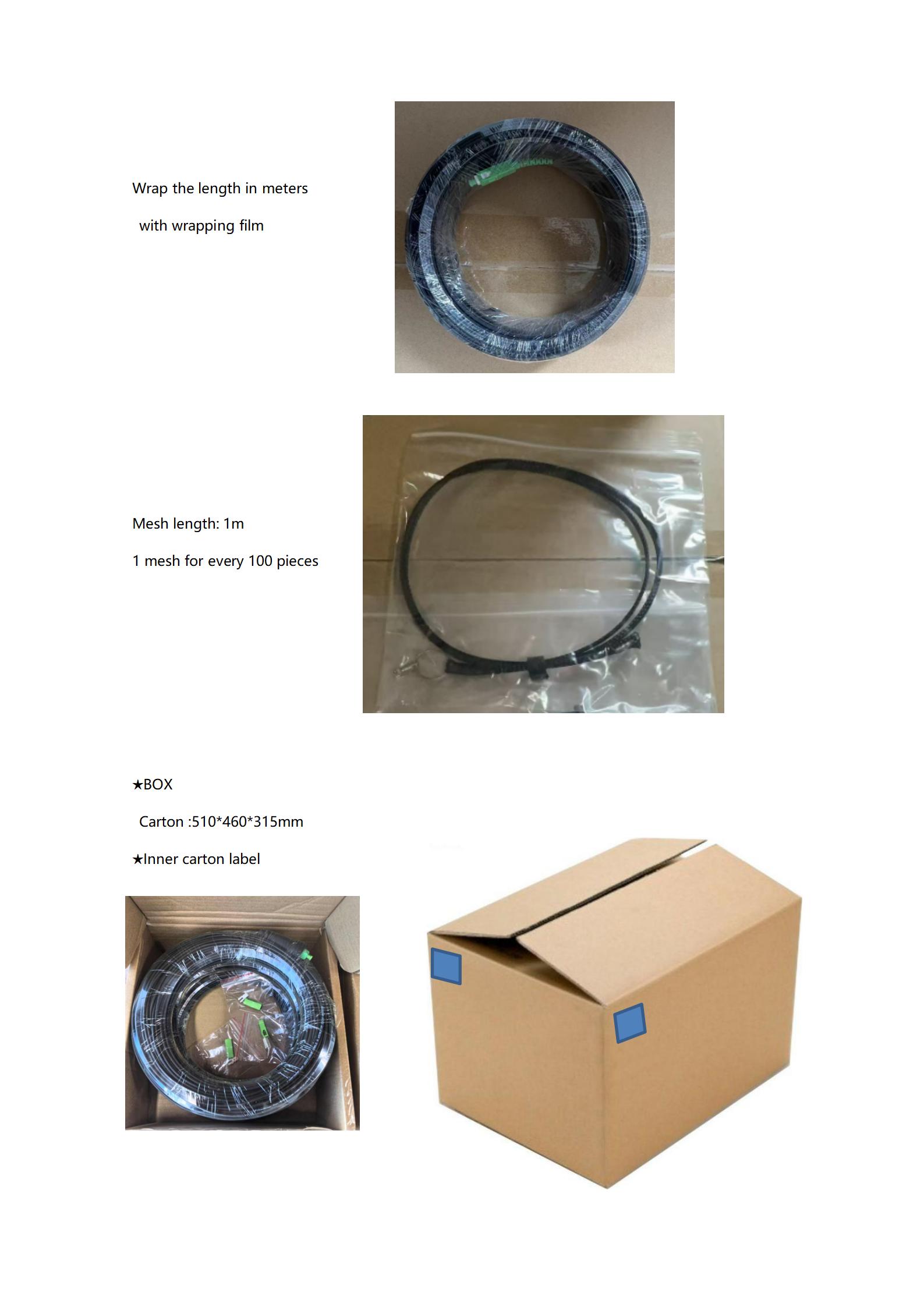 Perforated fiber optic connector(6&times;50mm) PFC 3.0 SCAPC -SCAPC Simplex G657 LSZH_09
