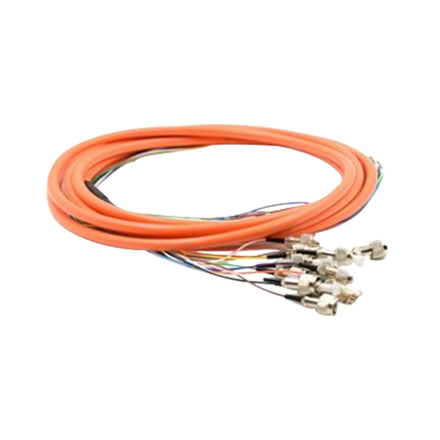 2.0 3.0mm Optical Fiber Pigtail Flexible SM MM OM4 OM3 FC 4 - 48 Core For WAN