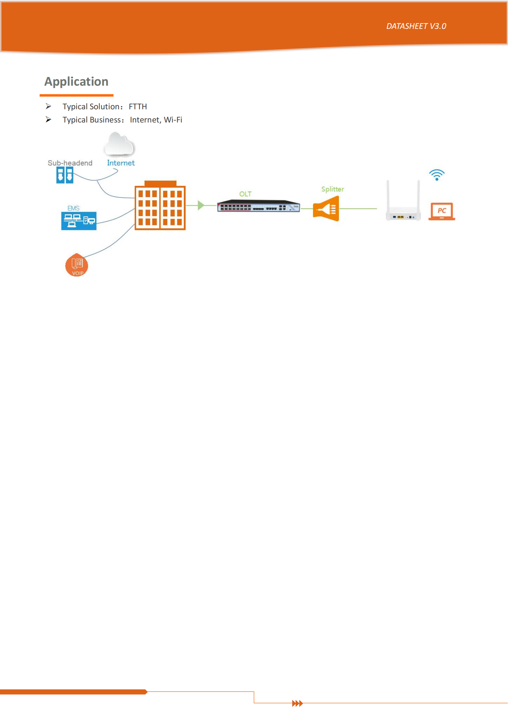 XPON ONU--FD512XW-X-R470( 1GE+1FE+WIFI)datasheet-V3.0_04