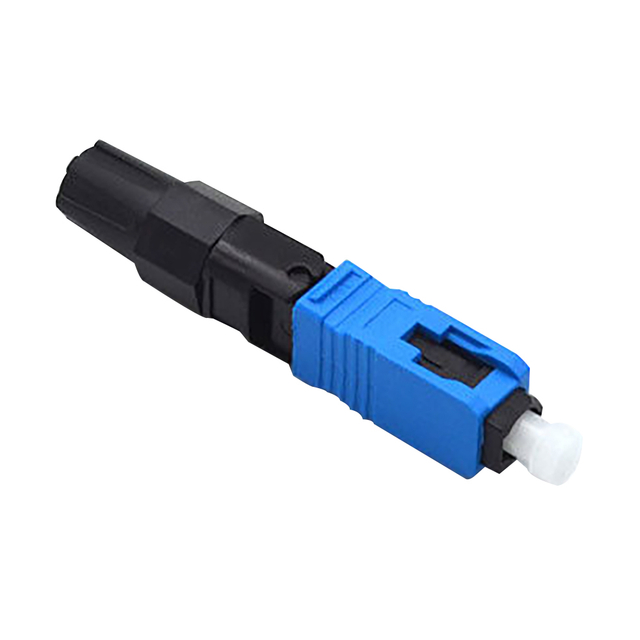 Circle Cable Fiber Optic Fast Connector 53mm SM / MM Optical Cable Connector
