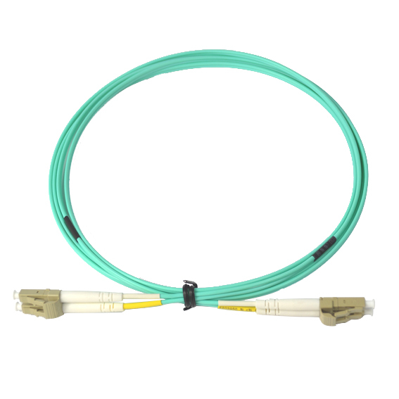 LC-LC Duplex Multimode Fiber Optic Patch Cord