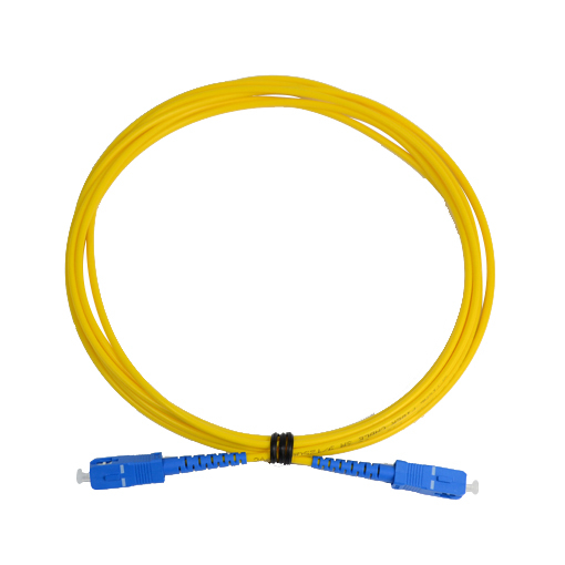 SC-SC/APC Simplex Single mode Fiber Optic Patch Cord