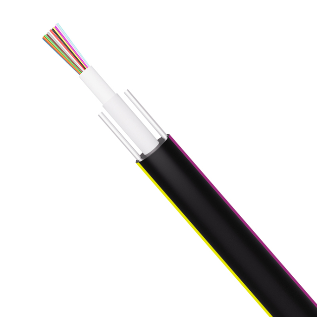 GYFXY outdoor overhead center beam tube type non-metal optical cable 4/6/8/12/24 core single-mode G652D optical fiber cable