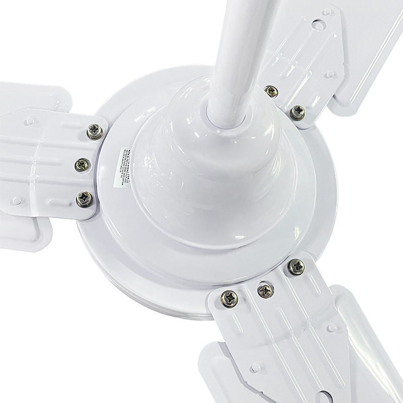 Industrial White Ceiling Fan