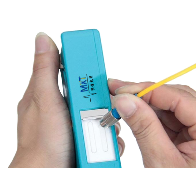 Environmentally Friendly Fiber Optic Cleaner 125 * 72 * 42mm For ST FC LC SC Connector