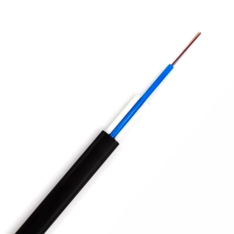 GYFBY outdoor FRP reinforced self-supporting 2/6/8/12-core FTTH cable Fiber optic drop cable flat-type