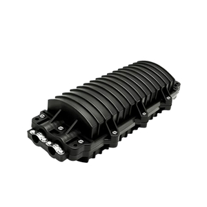 Dual input and output Fiber Optic Splice Closure