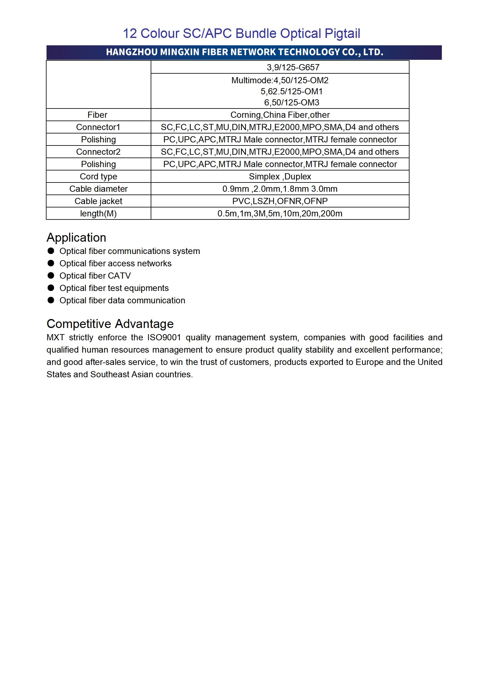 12 Colour SCAPC Bundle Optical Pigtail_02