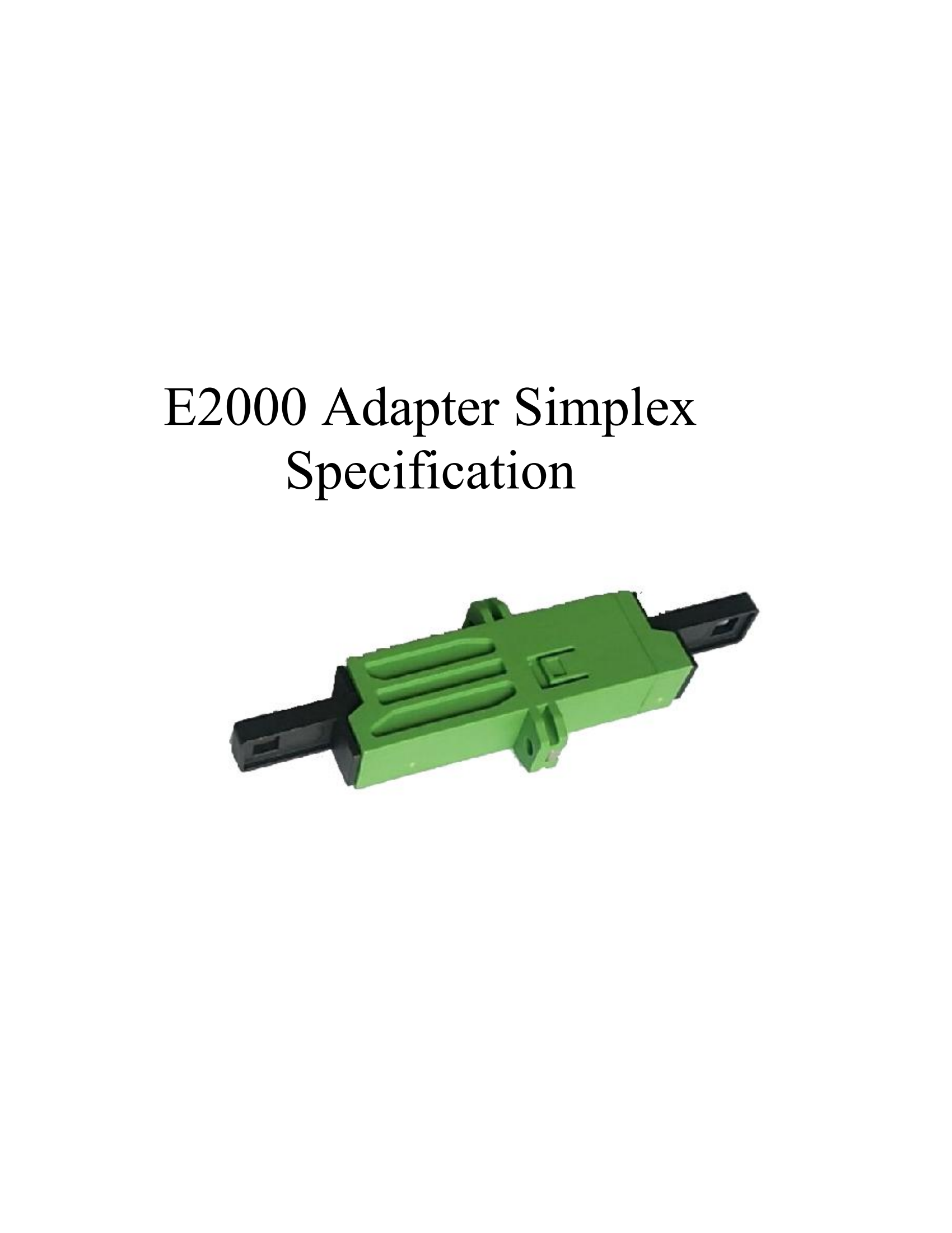 E2000 Adapter Simplex_00