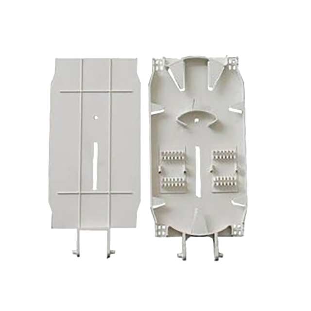 Beige Fiber Optic Tools 24 Port Fiber Optic Splice Tray With Outsize 115 * 93 * 16mm