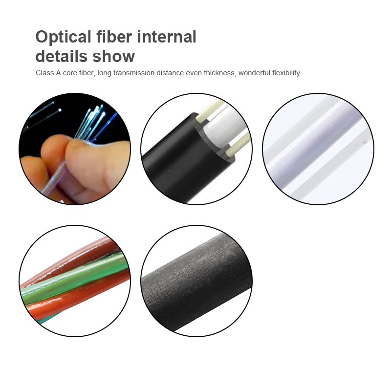 GYFXY outdoor overhead center beam tube type non-metal optical cable 4/6/8/12/24 core single-mode G652D optical fiber cable