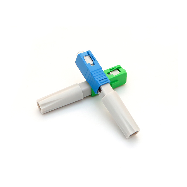 Alligator clip, front bar wedge, SM, 52mm, for drop cable, vertical input, SC/APC Field Assembly Optical Connector