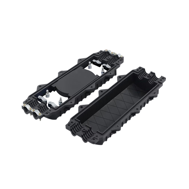 Dual input and output Fiber Optic Splice Closure