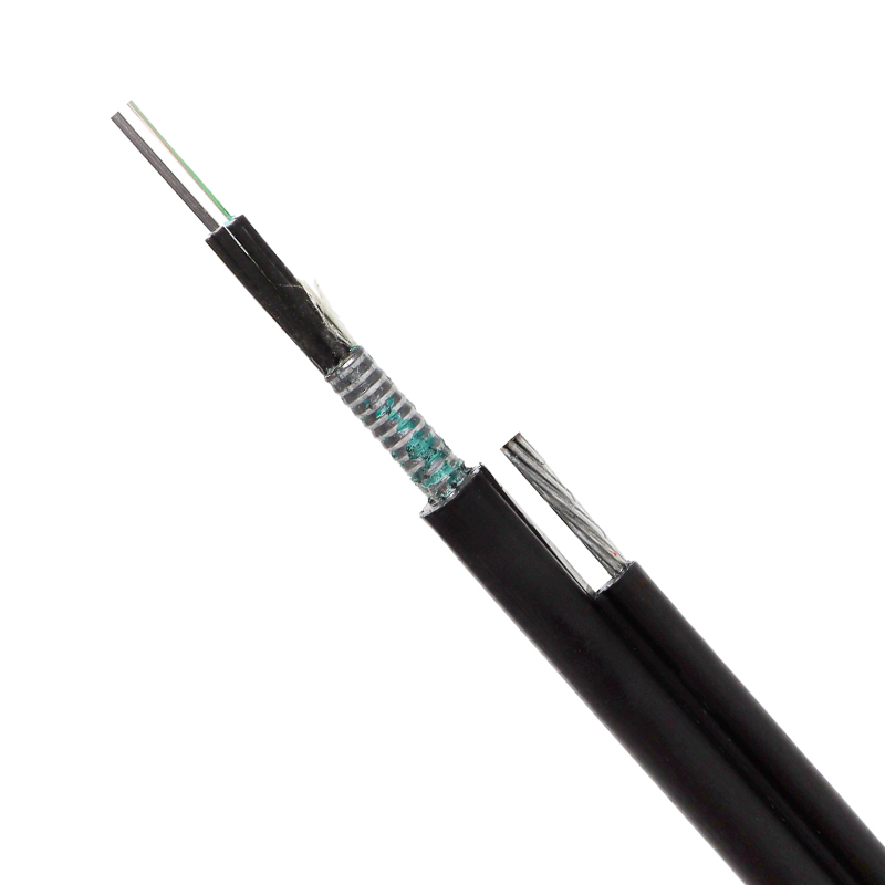 GYTC8S Loose Tube Stranded Figure 8 Self-supplorting Aerial Fiber Optical Cable