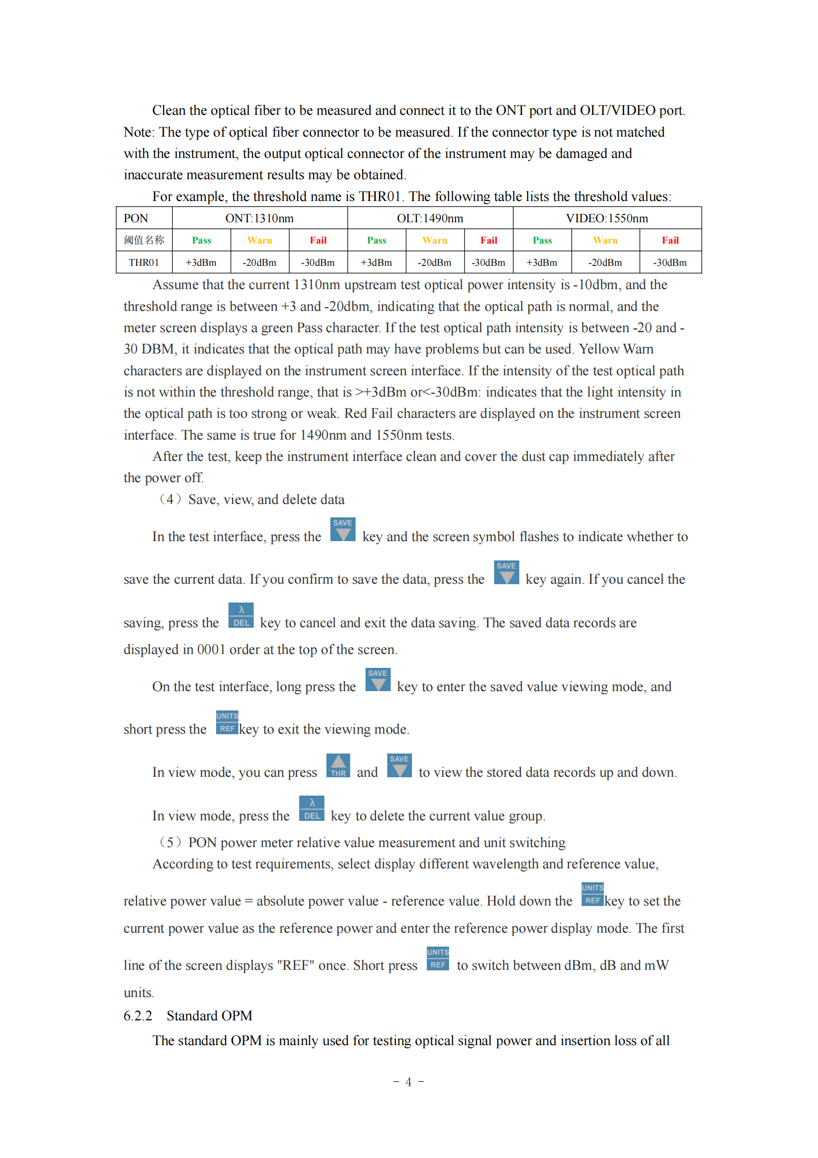 JW3213B PON Optical Power Meter 1310nm1490nm1550nm with Color LCD Screen_03