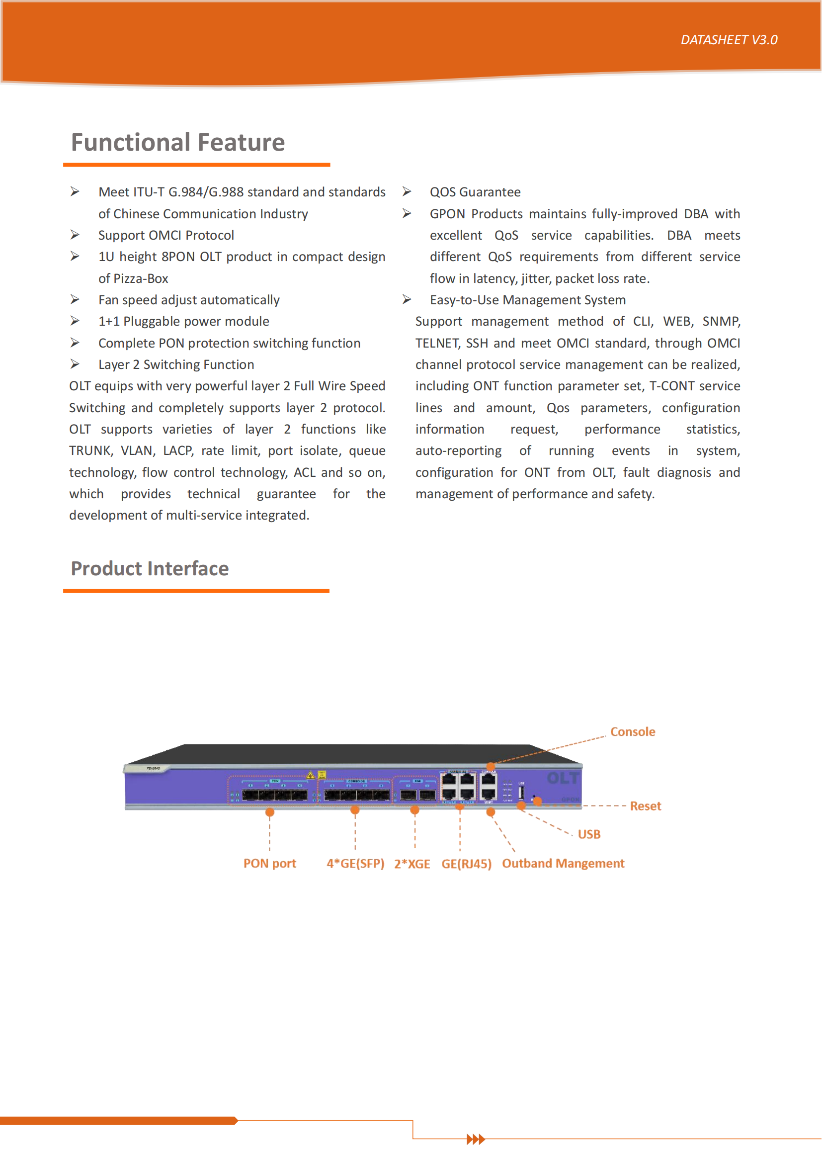 FD1604S-B1 GPON OLT Datasheet-V3.0_01