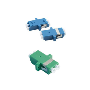LC/UPC Universal Duplex Blue Adapter without Flange