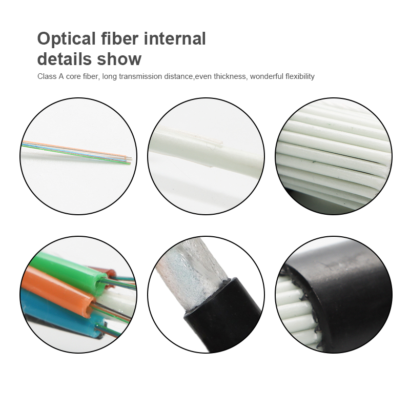 FADSS non-metal self-supporting rat-bite and bird-proof piping cable 24 Core Armored Optic Fiber Cable