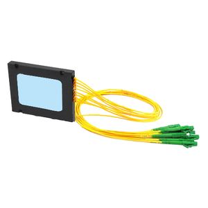 1×8 Optical PLC Splitter  single mode cable with LC/APC connectors